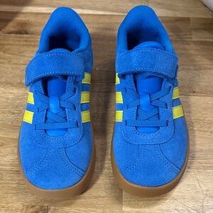 adidas Kids Blue and Yellow Sneakers Sz 13